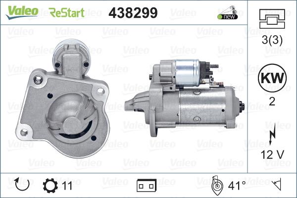 Picture of Μίζα Ford S MAX Valeo New ESW20-22